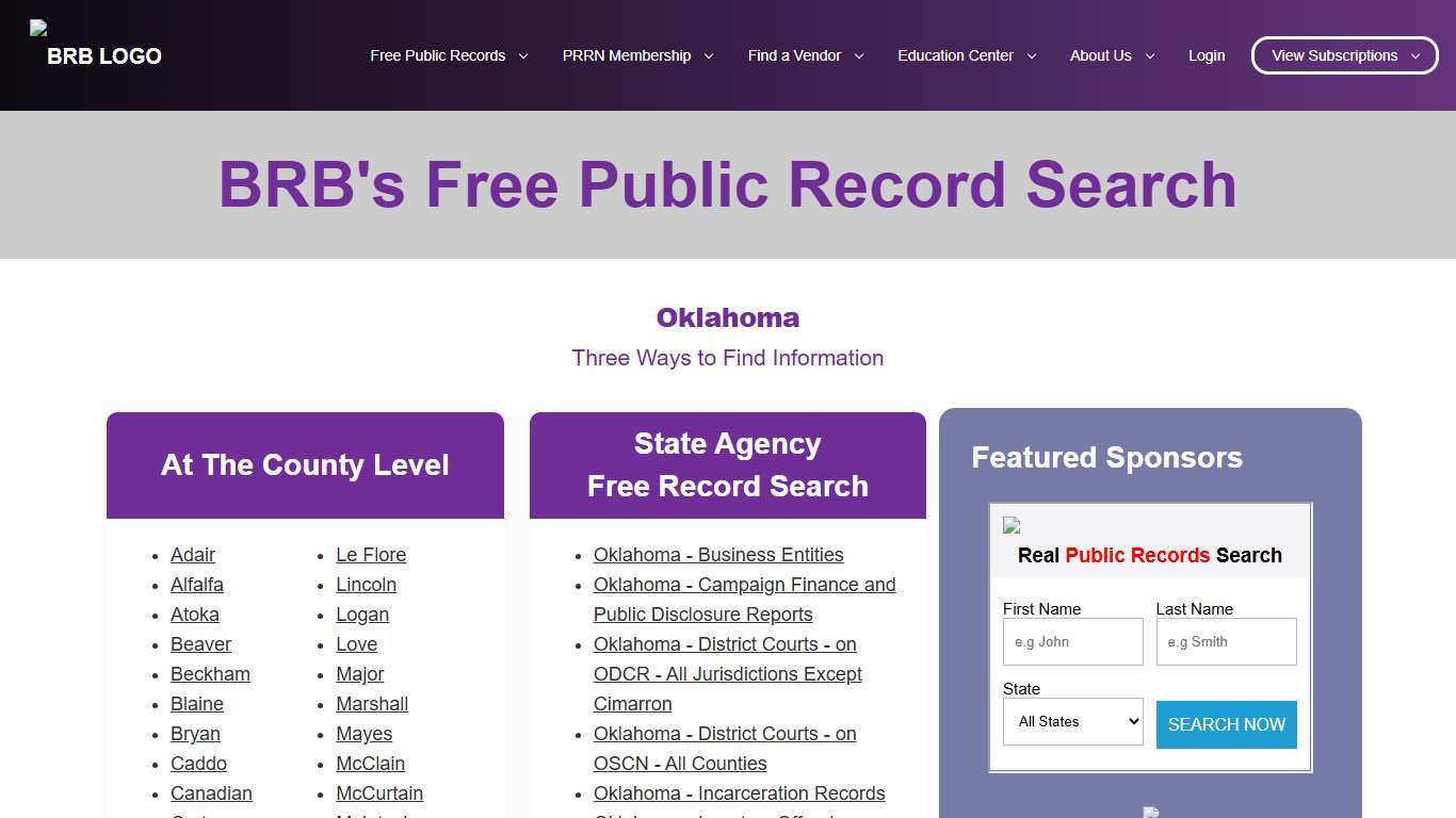 Free Sites State BRB